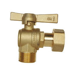 Robinet Compteur Équerre - Entrée Mâle 20/27 / Sortie Ecrou Prisonnier 20/27