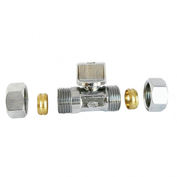 Mini Vannes À Sphère À Visser Raccord Bicône Pour Tube Cuivre 12