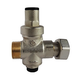 Réducteur De Pression À Piston Mâle-ecrou Tournant 20/27 - Pn10