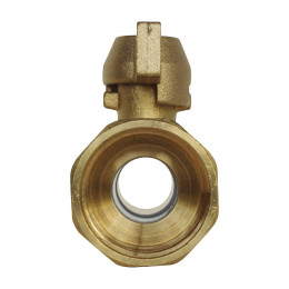 Robinet Compteur Droit - Entrée Femelle 20/27 / Sortie Ecrou Prisonnier 20/27