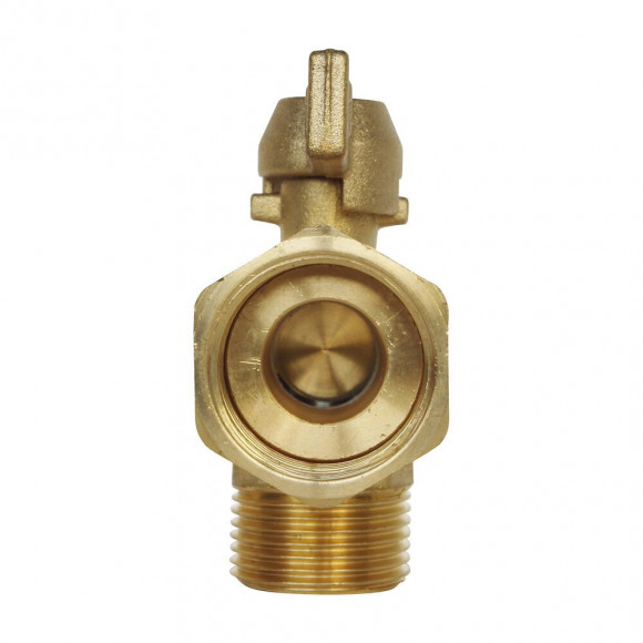 Robinet Compteur Équerre - Entrée Mâle 20/27 / Sortie Ecrou Prisonnier 20/27