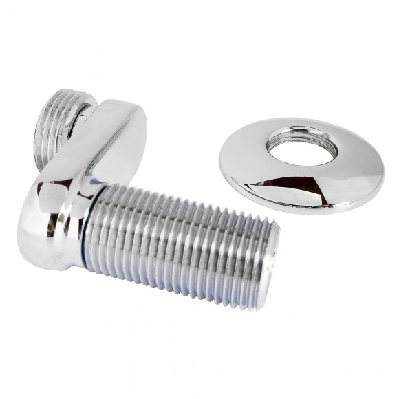 Raccord Mural Contre Coudé M15/21 - M20/27 32mm Rosace