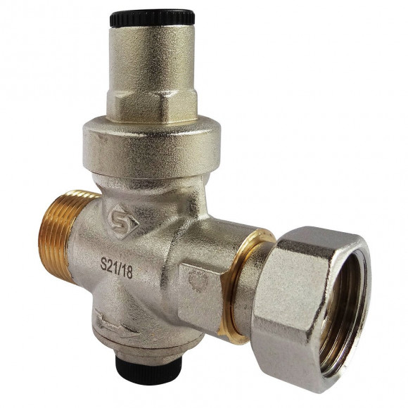 Réducteur De Pression À Piston Mâle-ecrou Tournant 20/27 - Pn10