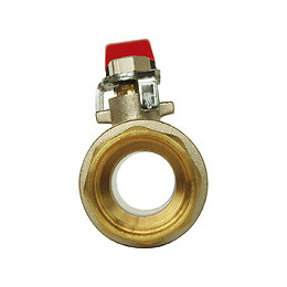 Vanne À Sphère - Mâle / Femelle 20/27 - Manette Papillon - Passage Intégral