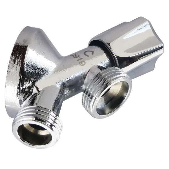 Robinet Mural D'alimentation Pour Machine À Laver Avec Applique Intégrée