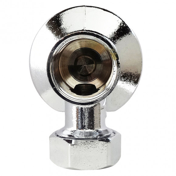 Applique Chromée F15/21 À Écrou Collet Battu Tube Cuivre Ø14