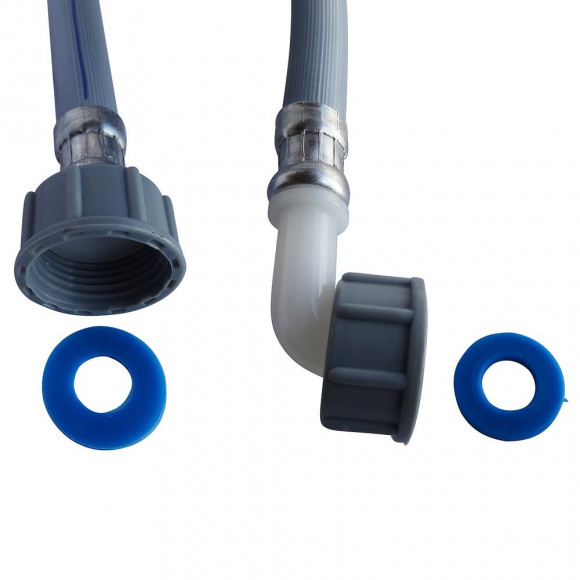 Tuyau D'alimentation Coudé Universel Ff20/27 Pour Machine À Laver -long 5 Mètres