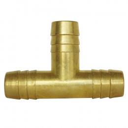 Té Égal Laiton Cannelé - Tuyau 39