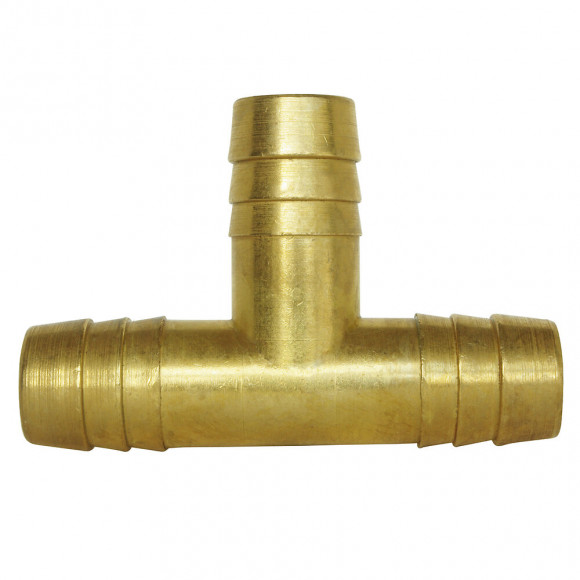 Té Égal Laiton Cannelé - Tuyau 39