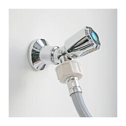 Tuyau D'alimentation Coudé Universel Ff20/27 Pour Machine À Laver -2,5 Mètres