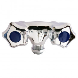 Robinet Mural De Machine À Laver Double Tête Sortie 20/27 - Entrée 15/21