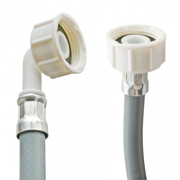 Tuyau D'alimentation Coudé Universel Ff20/27 Pour Machine À Laver -2,5 Mètres