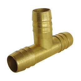 Té Égal Laiton Cannelé - Tuyau 19 Ou 20