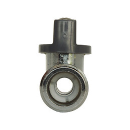 Robinet D'arrêt Chromé Droit 1/4 Tour - Double Mâle 15/21 - En Laiton Chromé