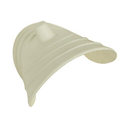 Bouche Évier Silicone Blanc Ø103mm