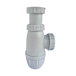 Siphon D'evier M/plast 1"1/2 - Nf- Evacuation Ø40mm - Hauteur Réglable