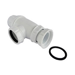 Siphon D'evier M/plast 1"1/2 - Nf- Evacuation Ø40mm - Hauteur Réglable