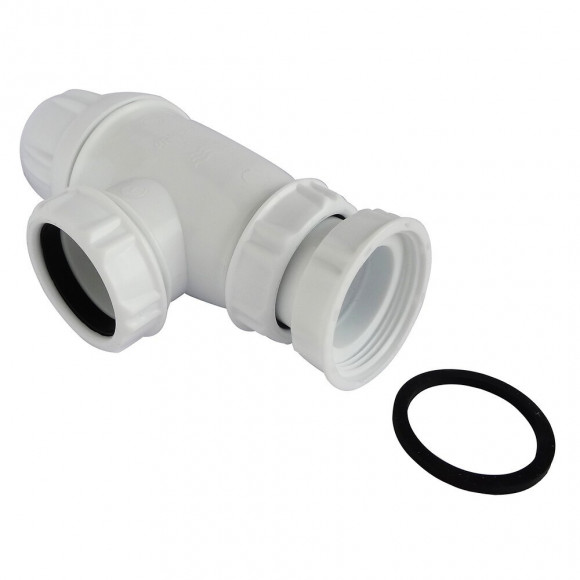 Siphon D'evier M/plast 1"1/2 - Nf- Evacuation Ø40mm - Hauteur Réglable