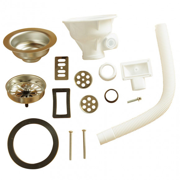 Bonde À Panier Avec Trop Plein Pour Évier Percé Ø90 - Nf - Evacuation 40/49