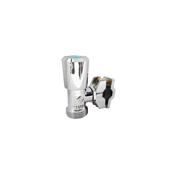 Robinet Laiton Chromé Mural Autoperceur Pour Alimentation D'une Machine À Laver