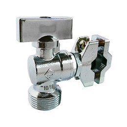 Robinet Laiton Chromé Mural Autoperceur 1/4 Tour Pour Machine À Laver M20/27