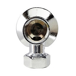 Applique Chromée F15/21 À Écrou Collet Battu Tube Cuivre Ø12