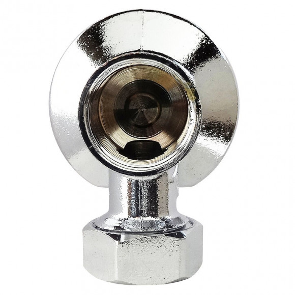 Applique Chromée F15/21 À Écrou Collet Battu Tube Cuivre Ø12