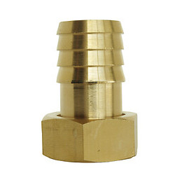 Raccord Laiton Cannelé Droit Femelle 12/17 - Tuyau D.12