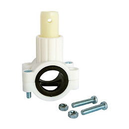 Bride De Vidange  Coudée Autoperçeur Pour Raccorder Tuy Evac Sur Pvc 32 Ou 40mm