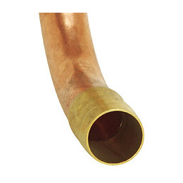 Coude Égal Laiton Cannelé - Tuyau 19 Ou 20