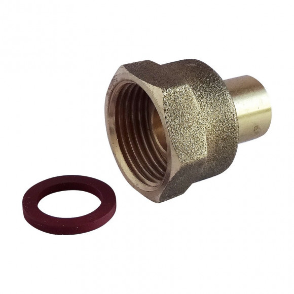 Raccord 2 Pièces À Souder Pour Butane Ou Propane - Cuivre Ø10 - Écrou Tournant F20/150