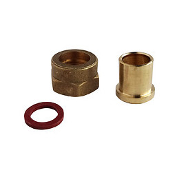 Raccord 2 Pièces À Souder Pour Butane Ou Propane - Cuivre Ø12 - Écrou Tournant F20/150