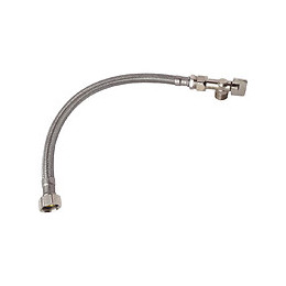 Kit De Raccordement Wc Avec Un Robinet De Wc, Un Flexible, 2 Joints