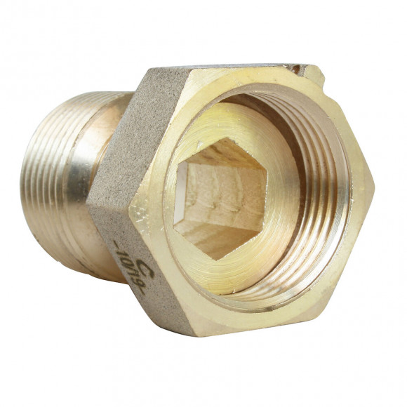 Raccord 2 Pièces Pour Compteur - Ecrou 20/27 / Mâle 15/21