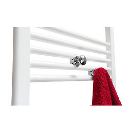 Patères O Pour Sèche Serviette Chromée - Pour Tube Rond  À Visser