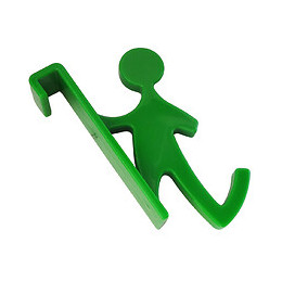 Crochet Pour Sèche Serviette Deco Vert Tube Plat