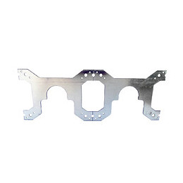 Platine Double Pour Fixation De  Boitiers À Encastrer