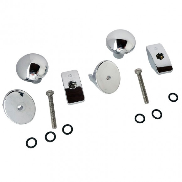 Patères O Pour Sèche Serviette Chromée - Pour Tube Rond  À Visser