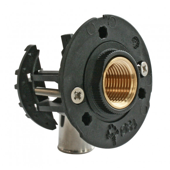 Kit Complet Fixation Robinet Machine À Laver- Per Ø12 - Raccord À Sertir F15/21