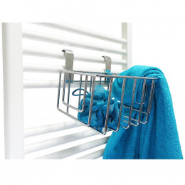 Panière Chromée Pour Sèche Serviette Tube Rond