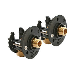 Kit Complet Fixation Robinetterie Sous-lavabo - Per Ø12 - Rac Compression M12/17