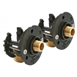 Kit Complet Fixation Robinetterie Sous-lavabo - Per Ø12 - Rac Compression M12/17