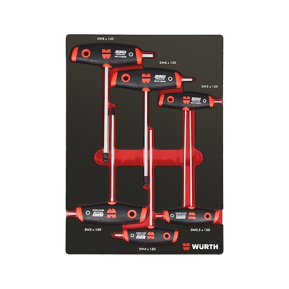 Assortiment Système 4.4.1, Jeu De Tournevis À Poignée En T, Six Pans