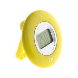 Thermomètre Intérieur À Écran Lcd - Jaune - Otio