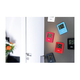 Thermomètre / Hygromètre Intérieur Magnétique - Rose - Otio