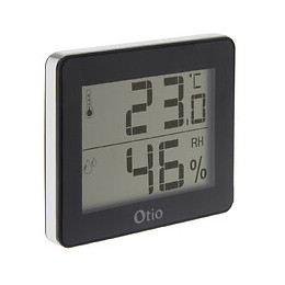 Thermomètre / Hygromètre Noir - Otio