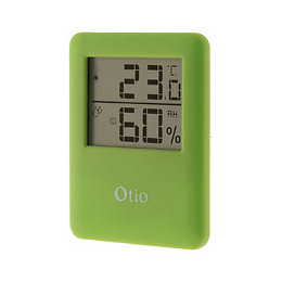 Thermomètre / Hygromètre Intérieur Magnétique - Vert - Otio