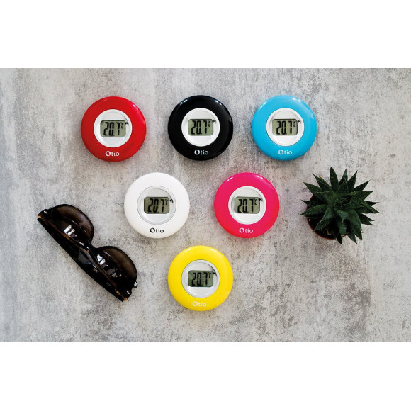 Thermomètre Intérieur À Écran Lcd - Jaune - Otio