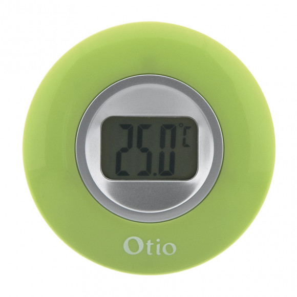 Thermomètre Intérieur À Écran Lcd - Vert - Otio