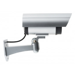 Caméra De Surveillance Factice Avec Led Int/ext - Otio